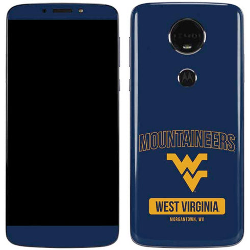 West Virginia University Mountaineers Logo Moto E5 Plus Skin