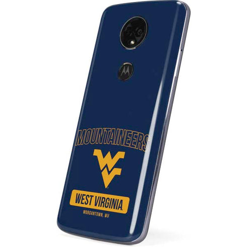 West Virginia University Mountaineers Logo Moto E5 Plus Skin