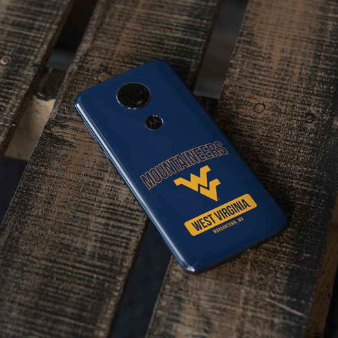 West Virginia University Mountaineers Logo Moto E5 Plus Skin