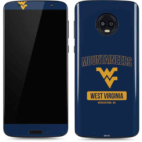 West Virginia University Mountaineers Logo Moto G6 Skin