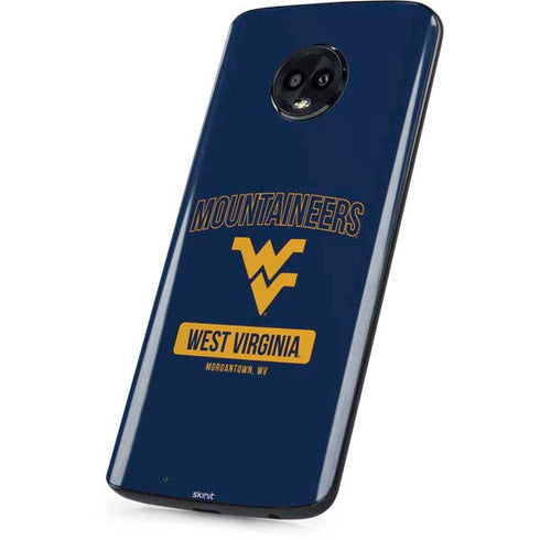 West Virginia University Mountaineers Logo Moto G6 Skin