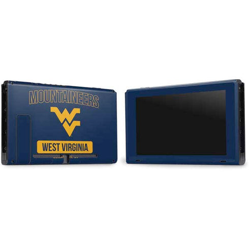 West Virginia University Mountaineers Logo Nintendo Switch Bundle Skin