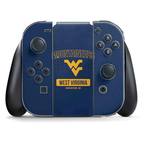 West Virginia University Mountaineers Logo Nintendo Switch (2017-2021) Joy-Con Controller Skin