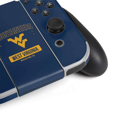 West Virginia University Mountaineers Logo Nintendo Switch OLED (2021) Skin