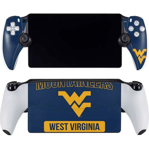 West Virginia University Mountaineers Logo PlayStation Portal Remote Player Skin