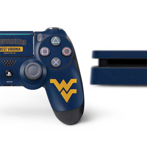 West Virginia University Mountaineers Logo PS4 Slim Bundle Skin