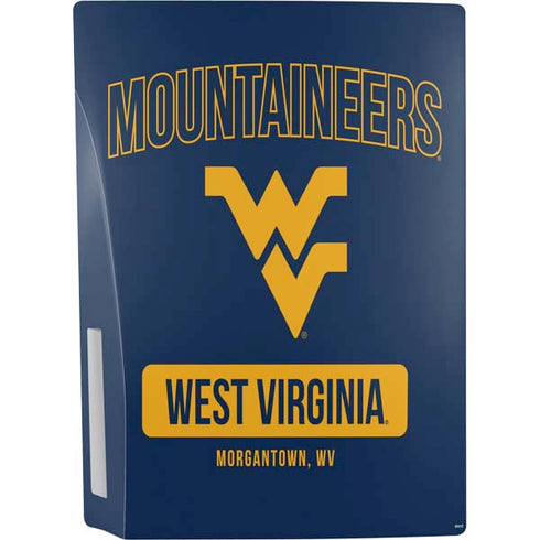 West Virginia University Mountaineers Logo PS5 Console Skin