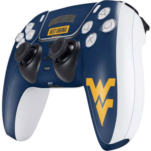 West Virginia University Mountaineers Logo PS5 Controller Skin