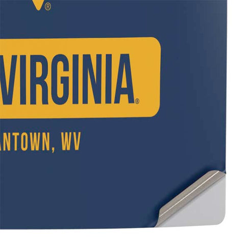 West Virginia University Mountaineers Logo PS5 Slim Disk Console Skin