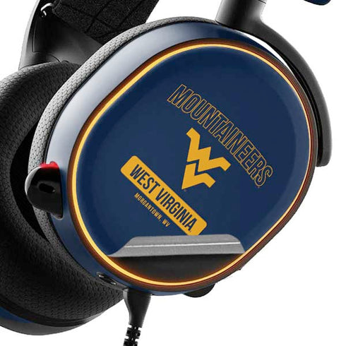 West Virginia University Mountaineers Logo SteelSeries Arctis 5 Skin