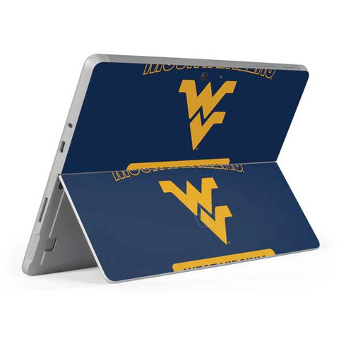 West Virginia University Mountaineers Logo Surface Go Skin