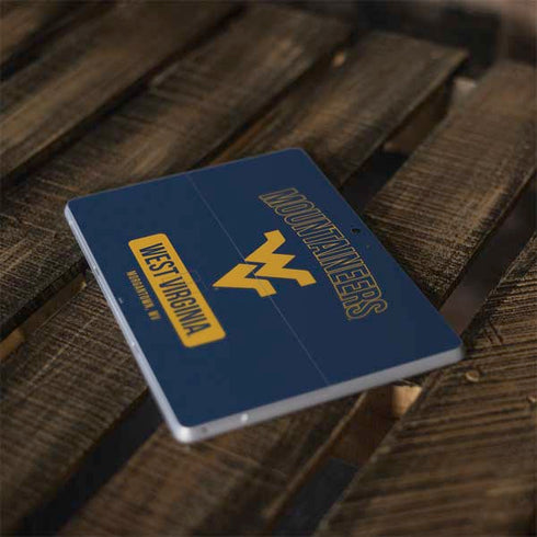 West Virginia University Mountaineers Logo Surface Go Skin