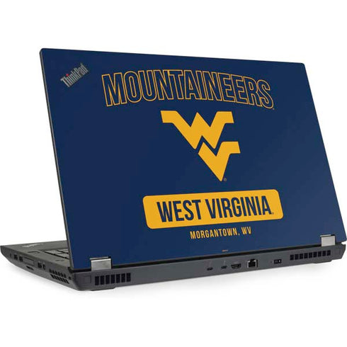 West Virginia University Mountaineers Logo Lenovo ThinkPad Skin