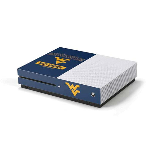 West Virginia University Mountaineers Logo Xbox One S Console Skin