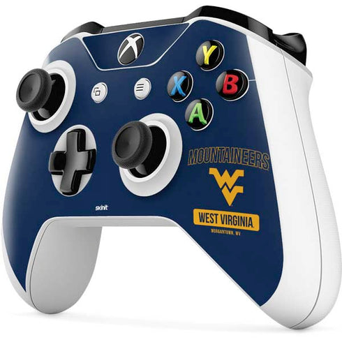 West Virginia University Mountaineers Logo Xbox One S Controller Skin