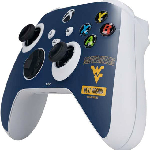 West Virginia University Mountaineers Logo Xbox Series S Controller Skin