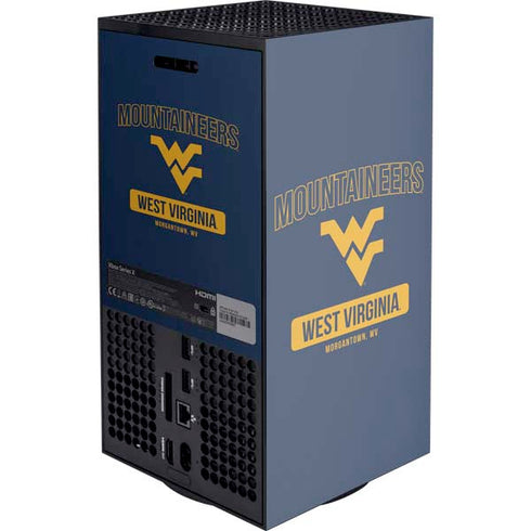 West Virginia University Mountaineers Logo Xbox Series X Console Skin