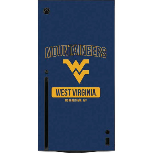 West Virginia University Mountaineers Logo Xbox Series X Console Skin