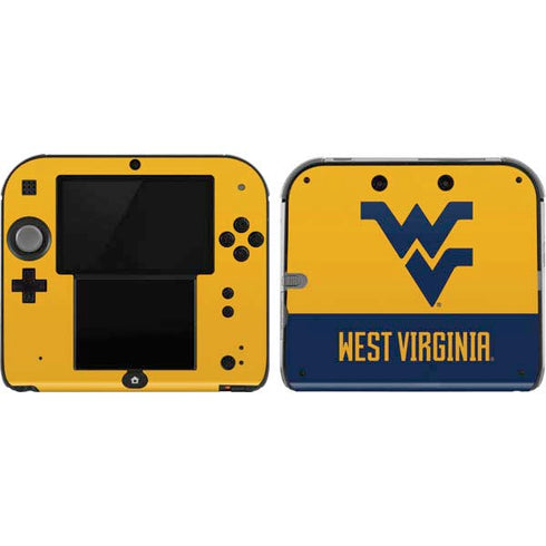 West Virginia University WV Yello split Nintendo 2DS Skin