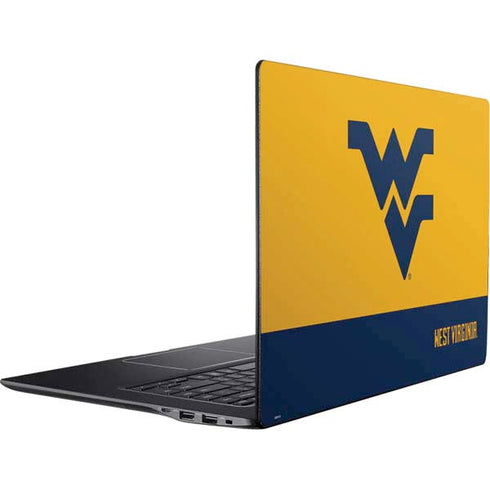 West Virginia University WV Yello split Ativ Book 9 (15.6in 2014) Skin