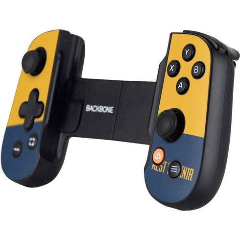 West Virginia University WV Yello split Backbone One for iPhone Game Controller Skin