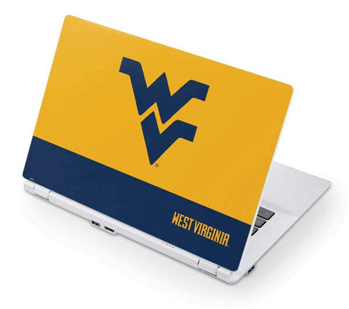 West Virginia University WV Yello split Acer Chromebook Skin