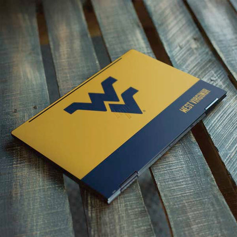 West Virginia University WV Yello split HP Envy Skin
