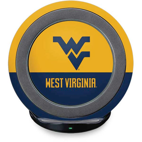 West Virginia University WV Yello split Fast Charge Wireless Charging Stand Skin