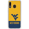 West Virginia University WV Yello split Galaxy A20 Clear Case