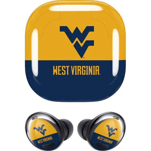 West Virginia University WV Yello split Galaxy Buds Pro Skin