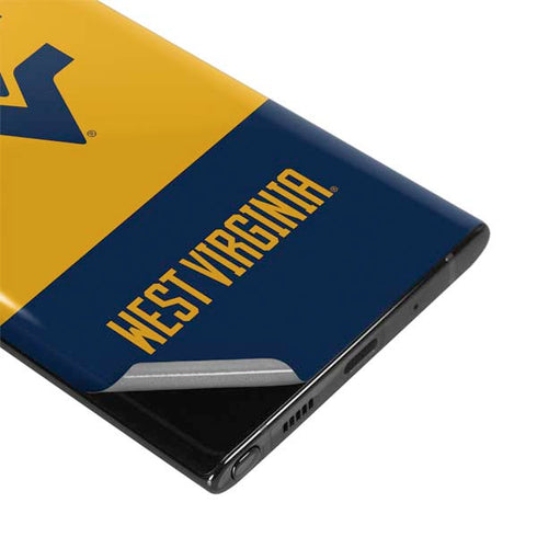 West Virginia University WV Yello split Galaxy Note 10 Plus Skin