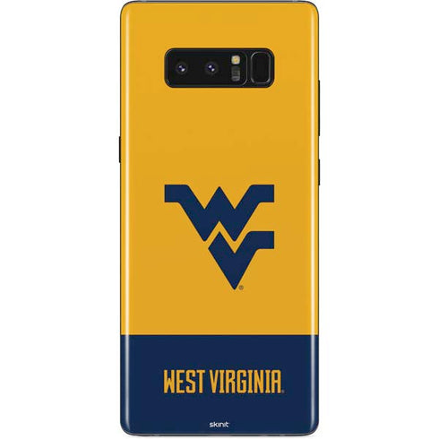 West Virginia University WV Yello split Galaxy Note 8 Skin