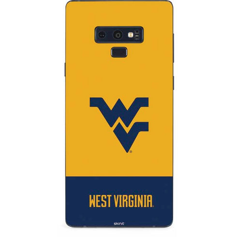 West Virginia University WV Yello split Galaxy Note 9 Skin