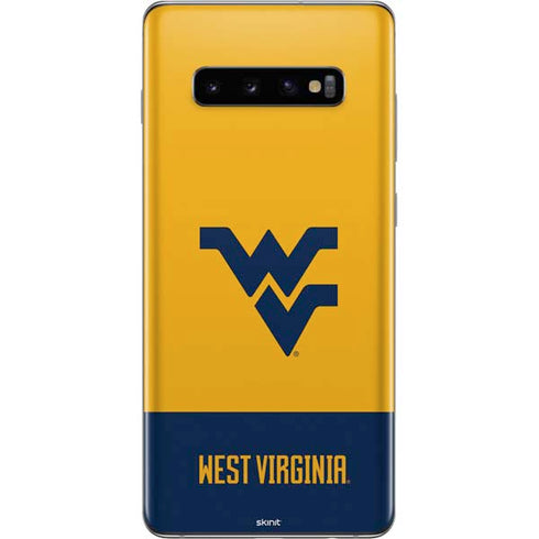 West Virginia University WV Yello split Galaxy S10 Plus Skin