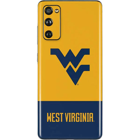 West Virginia University WV Yello split Galaxy S20 Fan Edition Skin