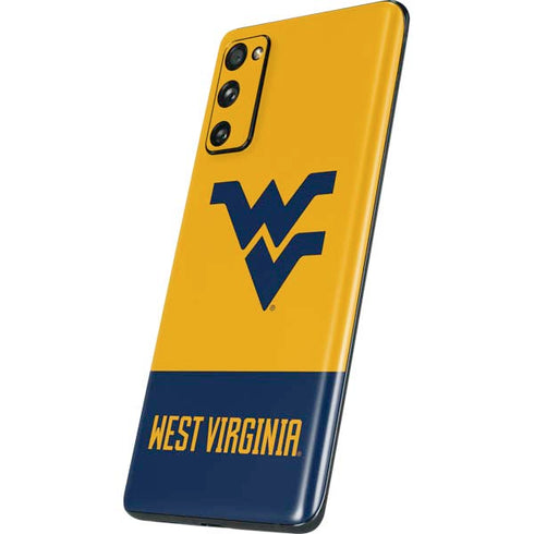 West Virginia University WV Yello split Galaxy S20 Fan Edition Skin