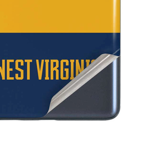 West Virginia University WV Yello split Galaxy S20 Fan Edition Skin