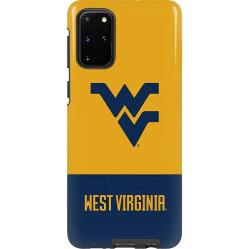 West Virginia University WV Yello split Galaxy S20 Plus Pro Case