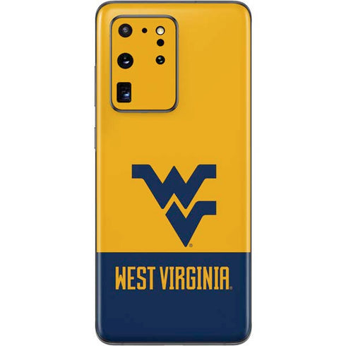 West Virginia University WV Yello split Galaxy S20 Ultra 5G Skin