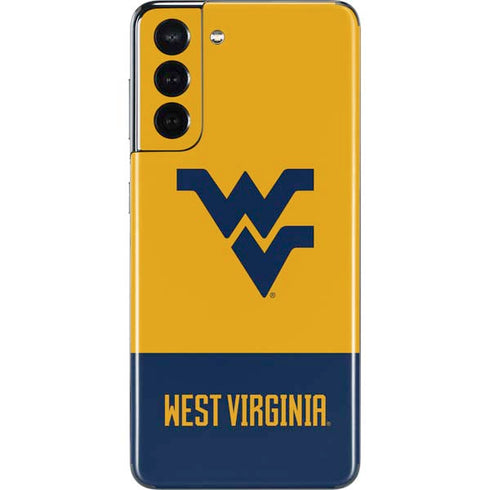 West Virginia University WV Yello split Galaxy S21 5G Skin