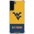 West Virginia University WV Yello split Galaxy S21 Plus 5G Clear Case