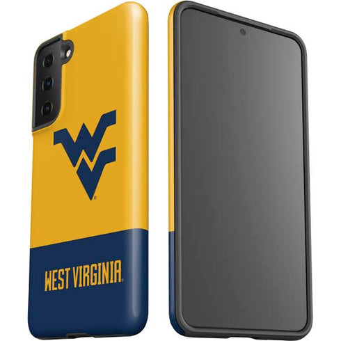 West Virginia University WV Yello split Galaxy S21 Plus 5G Pro Case