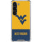 West Virginia University WV Yello split Galaxy S23 Clear Case