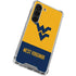 West Virginia University WV Yello split Galaxy S23 Clear Case