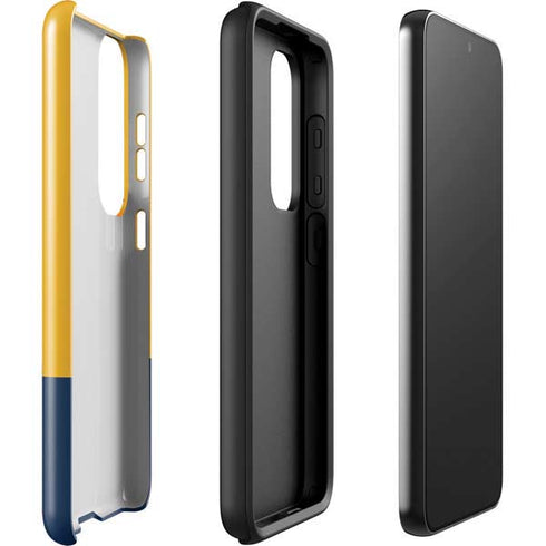 West Virginia University WV Yello split Galaxy S23 Plus Pro Case
