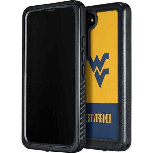 West Virginia University WV Yello split Galaxy S23 Plus Waterproof Case