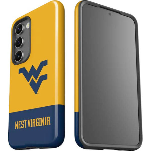 West Virginia University WV Yello split Galaxy S23 Pro Case