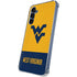 West Virginia University WV Yello split Galaxy S24 Clear Case