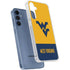 West Virginia University WV Yello split Galaxy S24 Clear Case