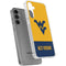 West Virginia University WV Yello split Galaxy S24 Plus Clear Case